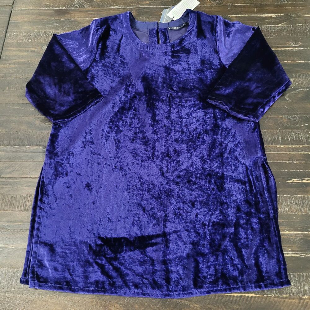 APNY Velvet Top Women’s Small NWT 1/2 Sleeve Soft Stretch Blouse